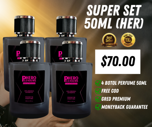 [50ML]  PHERO PLEASURE – SUPER SET (W)