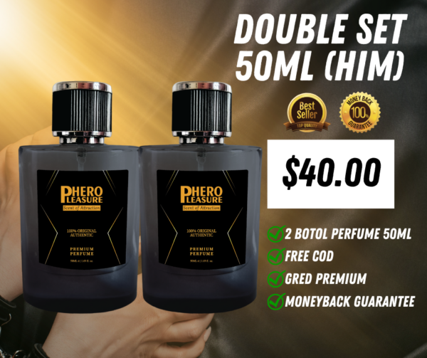 [50ML]  PHERO PLEASURE – DOUBLE SET (M)