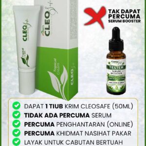 Pakej satu tiub CleoSafe 50 mL